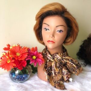 8” inches frontal short wig